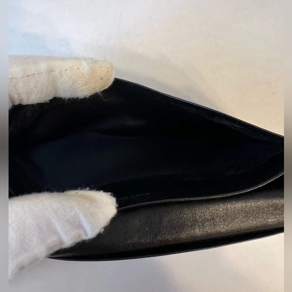 BURBERRYS VINTAGE‎ SLIM LONG BLACK WALLET